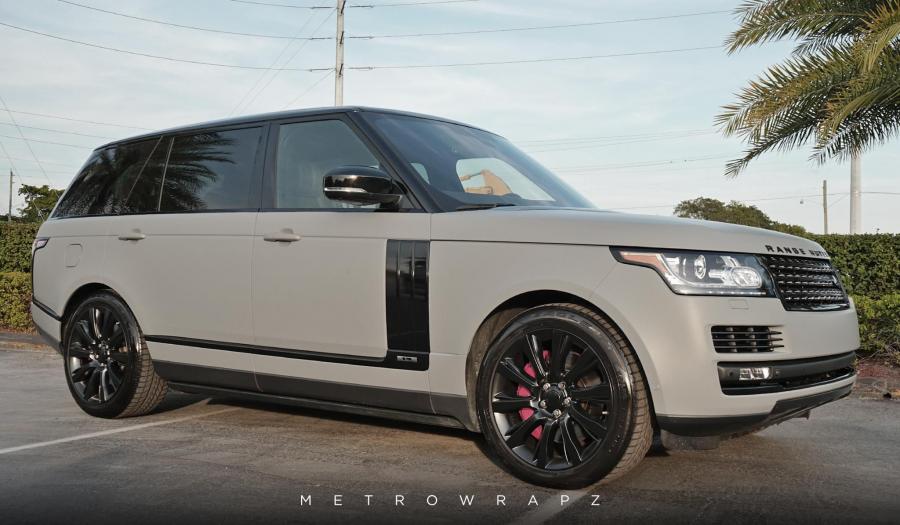 Land Rover Range Rover Matte Dark Gray by MertoWrapz '2016